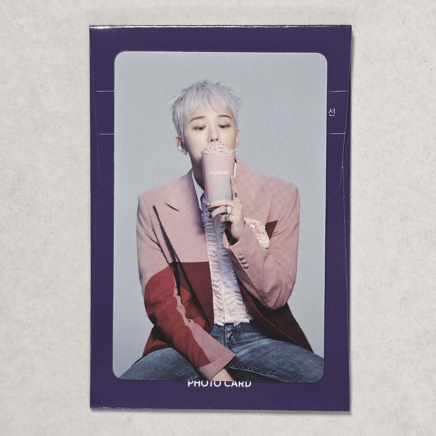 더벤티 지드래곤(GD) 포토카드 1차 B : 지디 포카 : 콜라보x