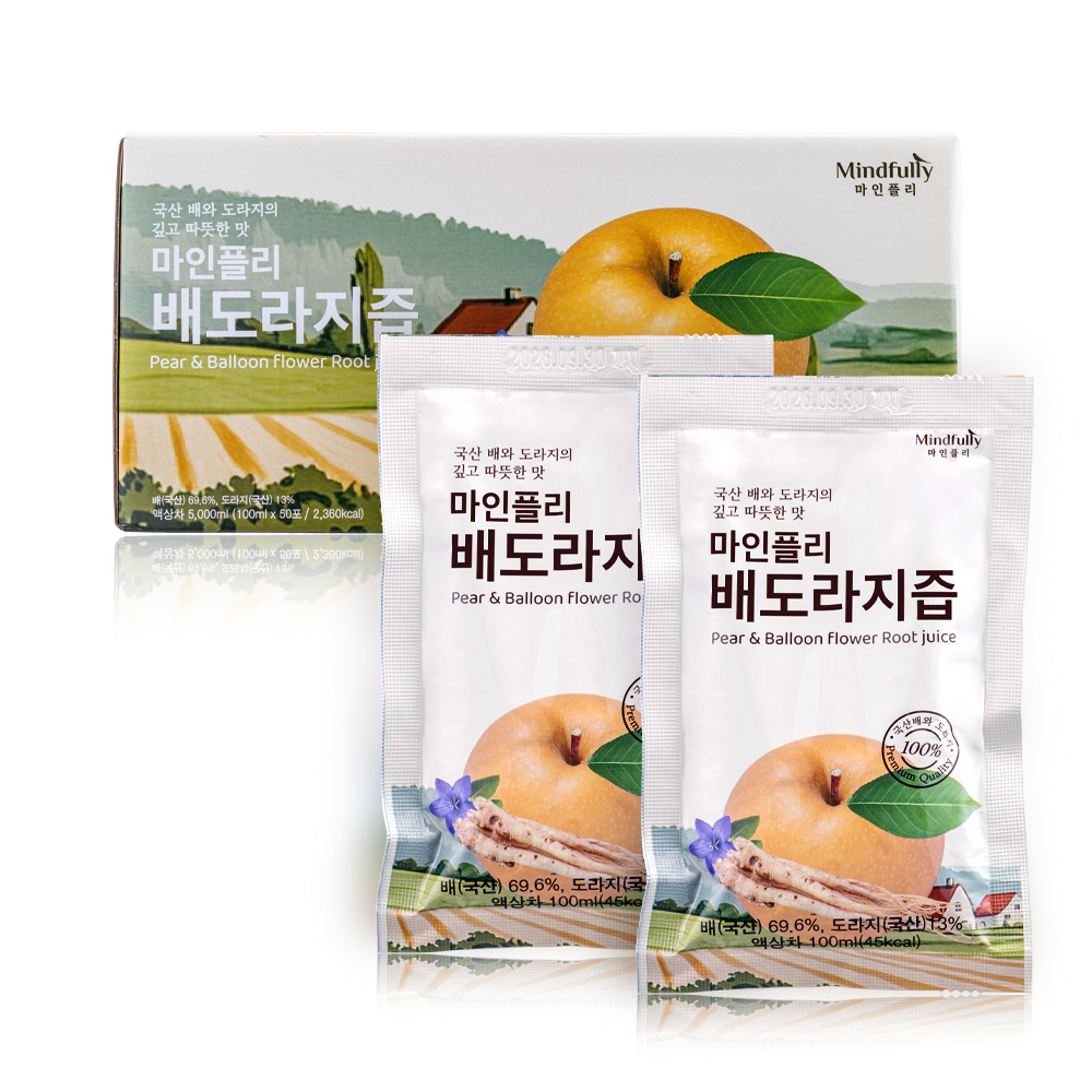 마인플리 배도라지 100ml 50포 : 거제사슴영농조합
