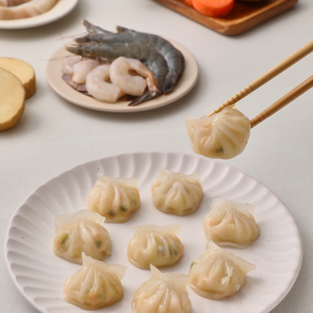 대진엠에스 새우하가우 냉동 딤섬 만두 새우만두, 1kg, 1개 : 대진엠에스
