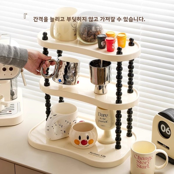 고급스러운 컵 홀더 가정/개인 청소 도구 욕실/보관용품 플라스틱 기타 설치 식탁 수납 바 카바레 마크 보관 : 바이셀에이트나인
