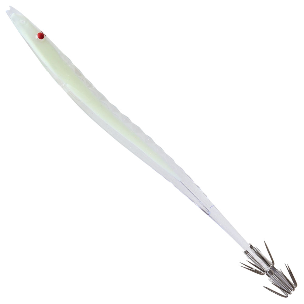 야마시타 사카나 한치 오징어스틱 14cm 2단바늘 FKR야광 : 낚시왕국즐거운피싱
