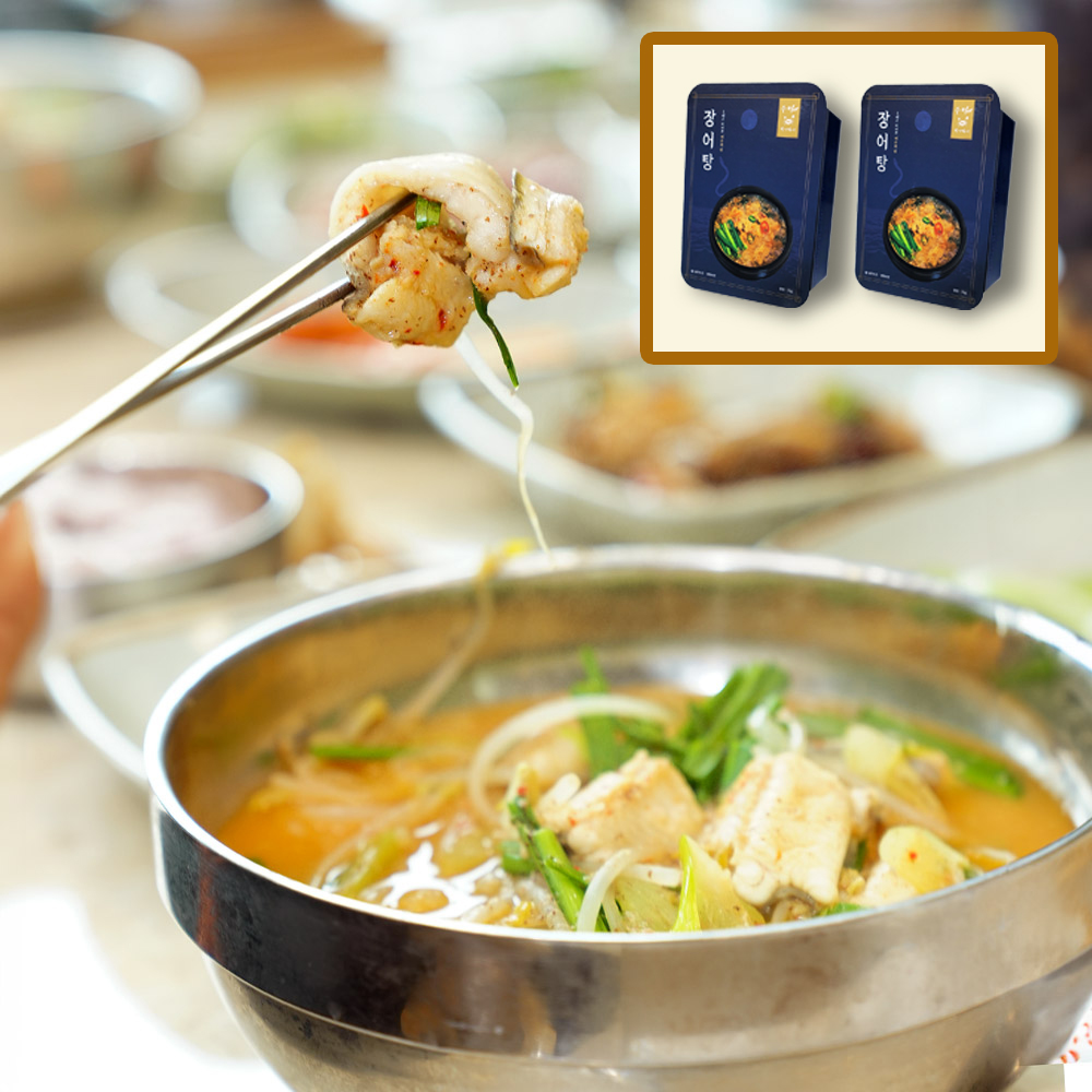 [원쁠템] 여수 맛집_수미네게장밥상 순살 장어탕 1kg + 장어탕 1kg [바다장어] 택배 포장 : 수미네게장밥상