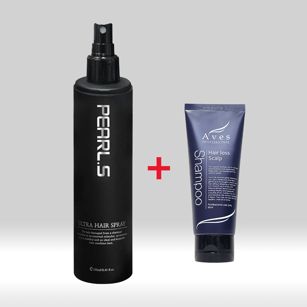 펄에스 울트라 헤어스프레이 250ml 초강력 미용실 뿌리볼륨 헤어픽서 : 아베스AVES