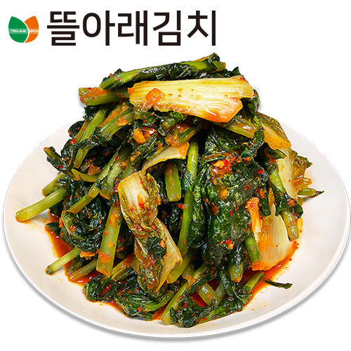 뜰아래김치 국산 얼갈이 열무김치 3kg : 별아래 김치
