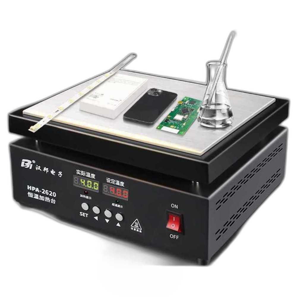 PCB 핫플레이트 예열기 HPA-2020 산업모델 기판 수리 가열판 수리 무선 예열 스테이션 화면 열판 핫 1.  HPA-2020 산업용 헤밍 : 초이달