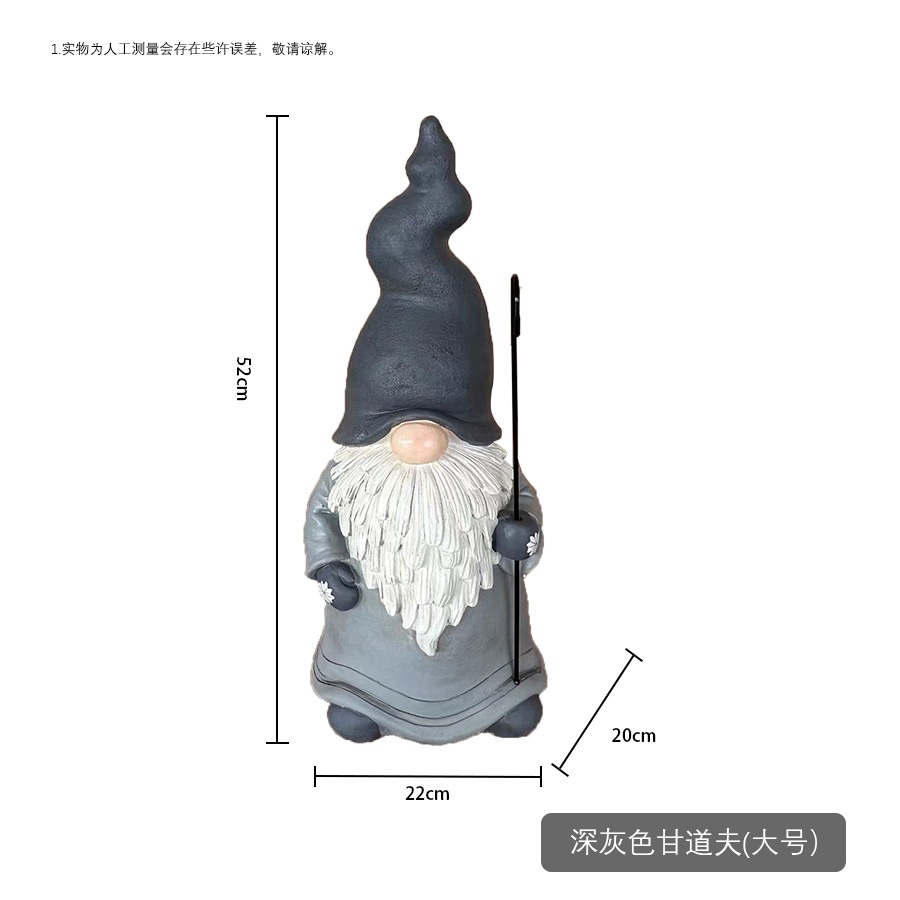 정원 장식  (엘프, 드워프, 호빗) 52cm 야외/실내 장식 소품 인테리어 장식품 꾸미기 : 스타드롭88