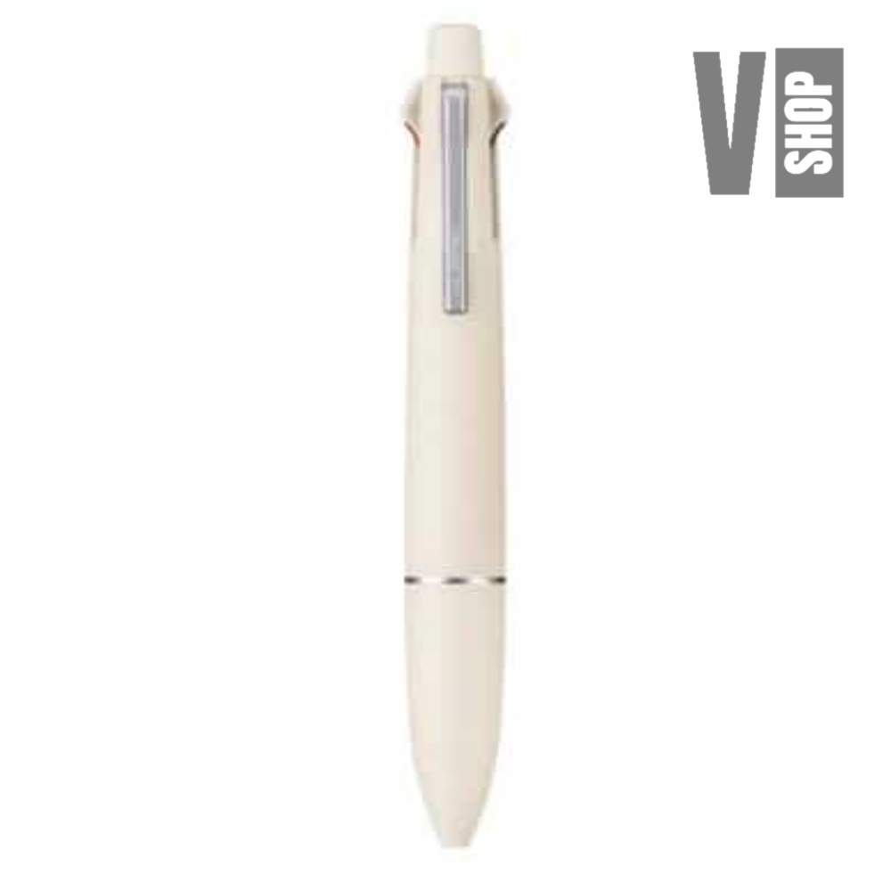 브이샵 멀티펜 0.5mm 멜로우화이트 10P 일본펜 4색볼펜 : Vshop