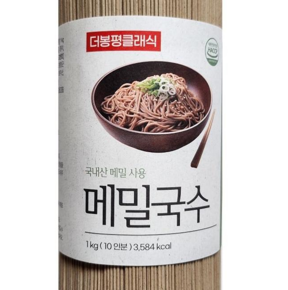 봉평메밀국수 국산 메밀면 시원한 국수 소바면 1kg : 우솔이네