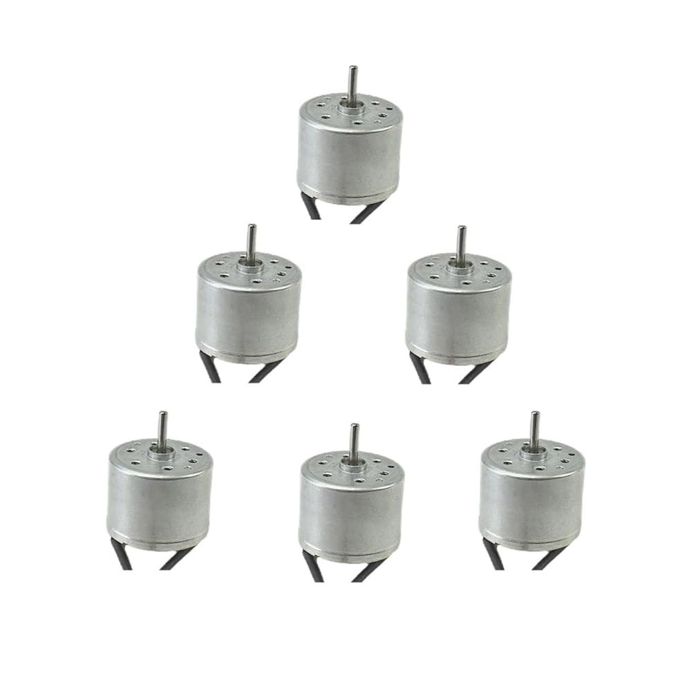 팬/핸드 그랜 제너레이터 6PCS용 CHACNS RF-310 DC 기어 모터 3V-6V 마이크로 전기 1 Blue Transparent : 코지컬렉션코너