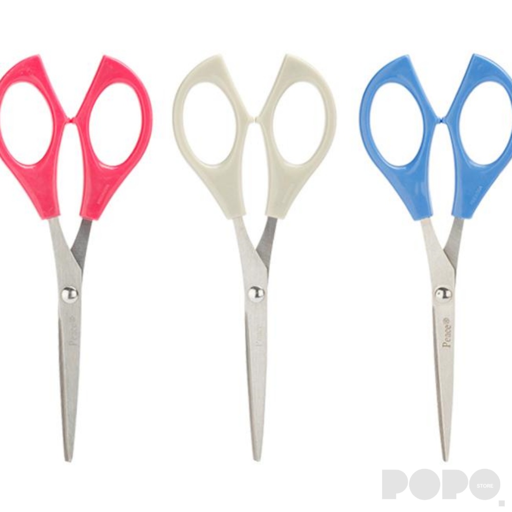 포포 피스코리아 사무용가위 스테인레스가위 : POPO잡화점