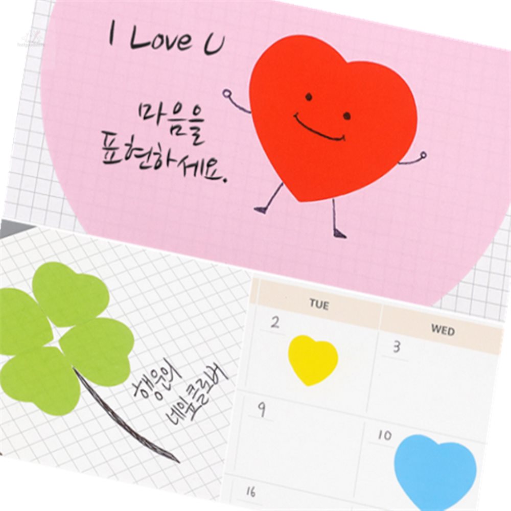 필 굿스토어 하트스티커 의류스티커 : 필 굿스토어