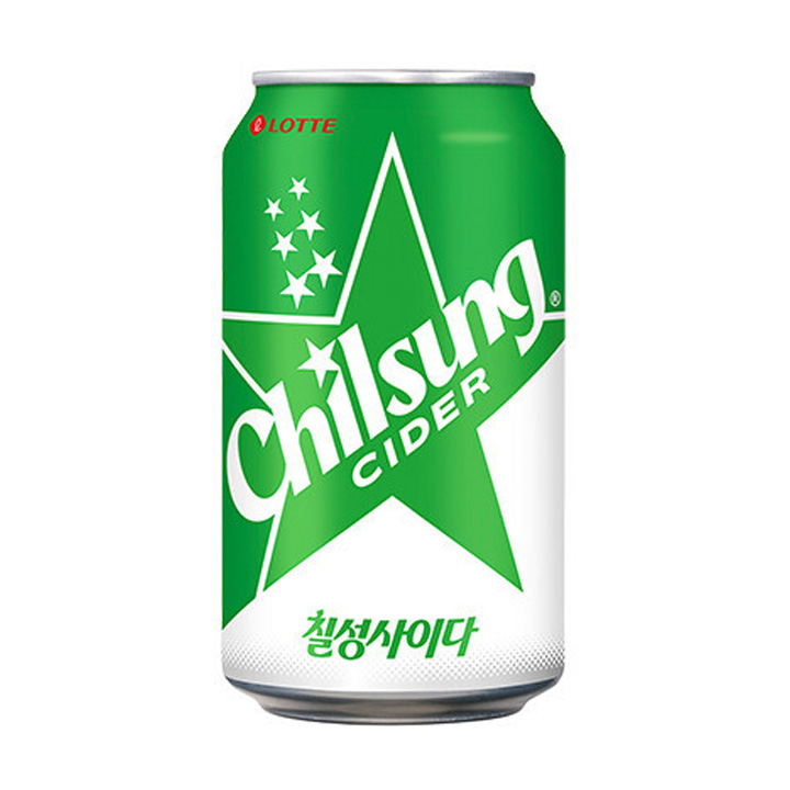 칠성사이다 업소용 355ml (24캔) : 담터다방