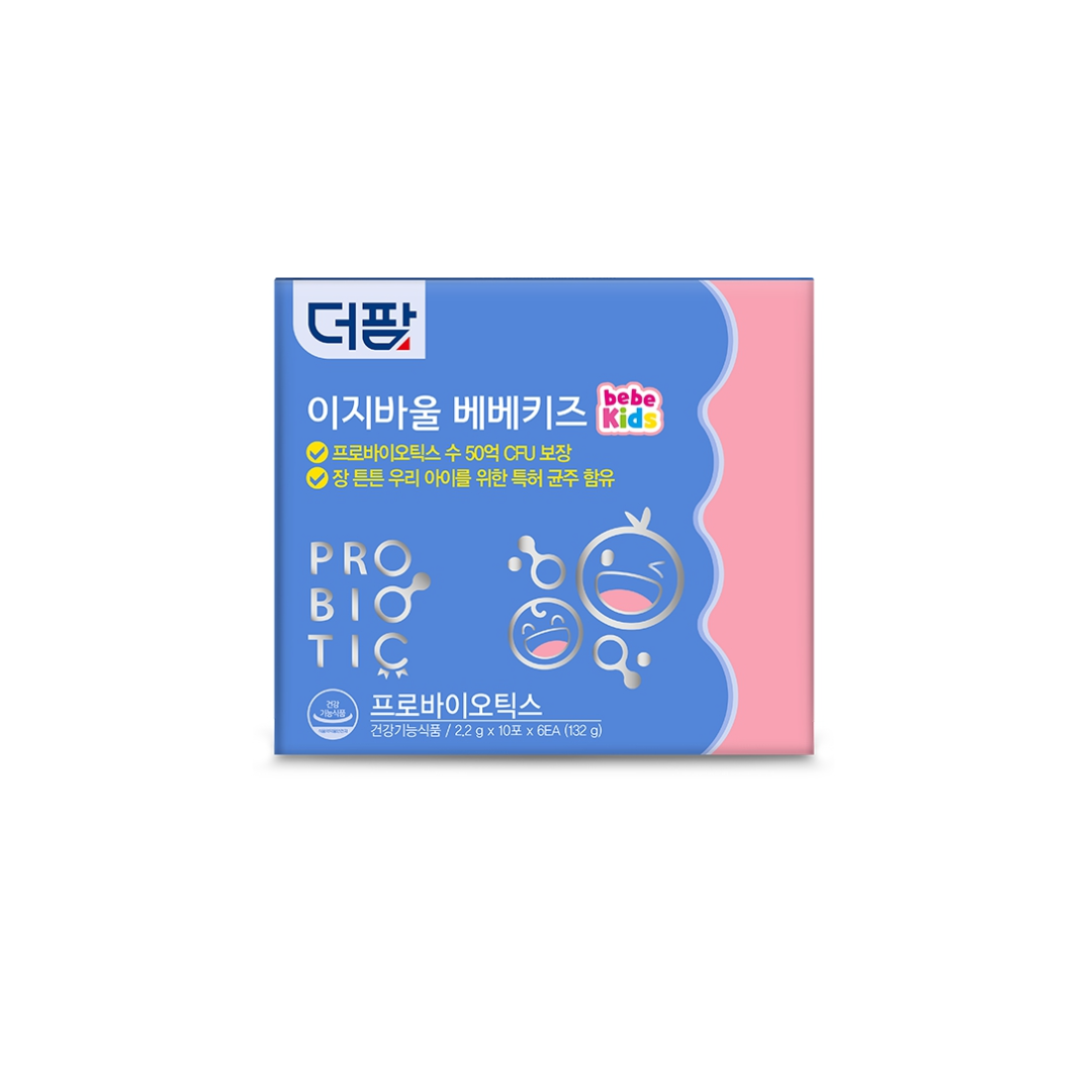 에프앤디넷 더팜 이지바울 베베키즈 60포(2개월분) 뉴바이오틱스 키즈 아기 유산균 : 에이치더블유팜