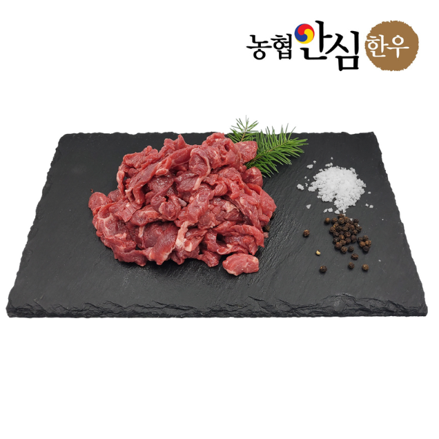 농협안심한우 정육 1+등급 한우 불고기 300g + 불고기 300g (총 600g) 외 : 주식회사 정석푸드나주