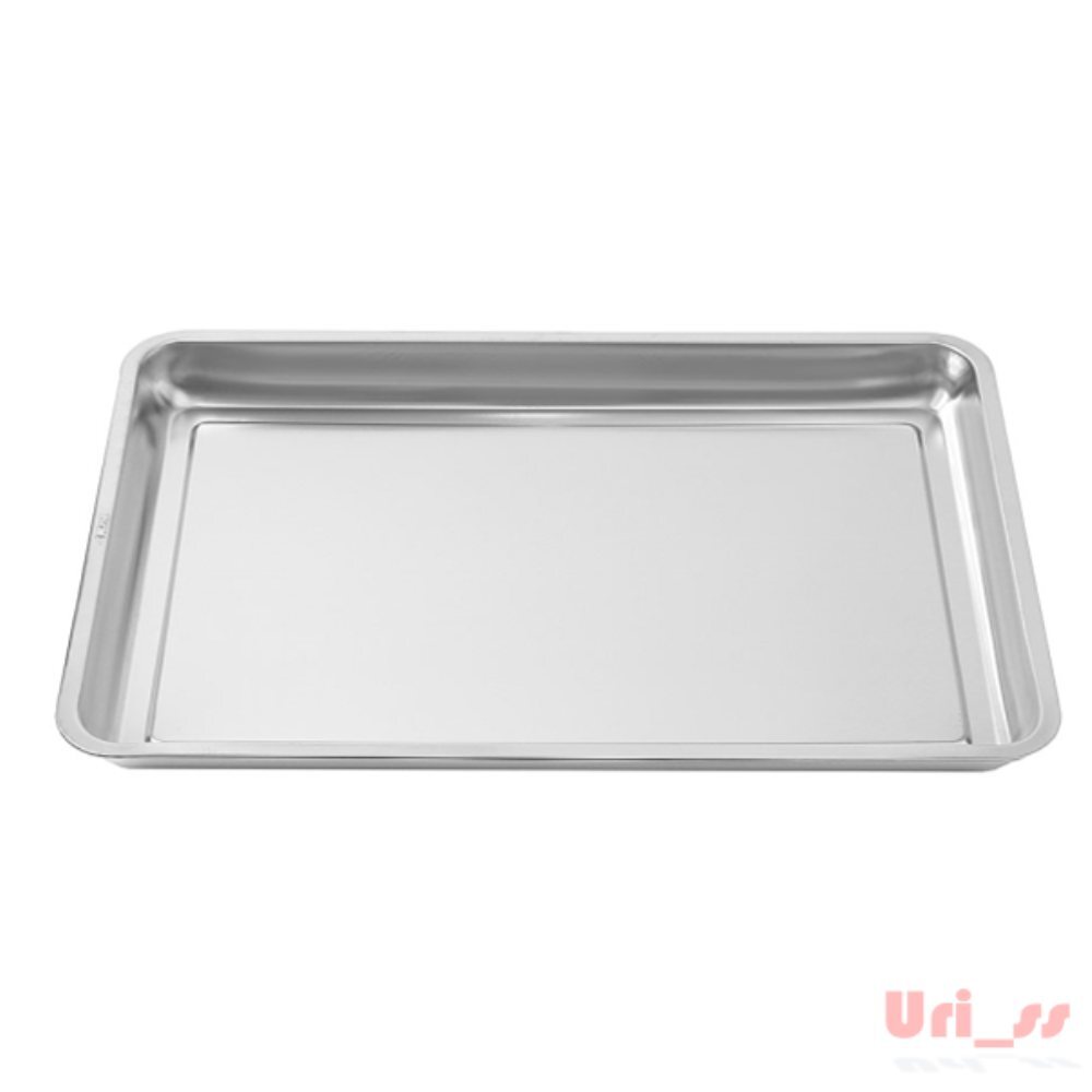 우리상회 라운드 사각 스텐 트레이 60x40x4.5cm 사각스텐 : 우리상회 추천 스토어
