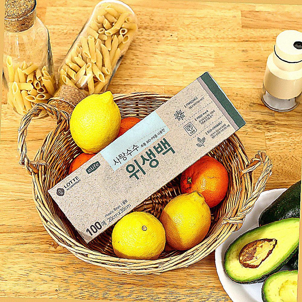 바이오피 사탕수수 BIOPE 위생백 홈케어 소독 일회용품 : 십이월애