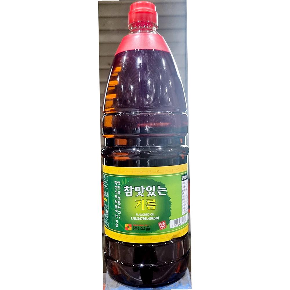 진솔 참맛 기름 1.8L 10개입 업소용 식용유 : 복된 식품