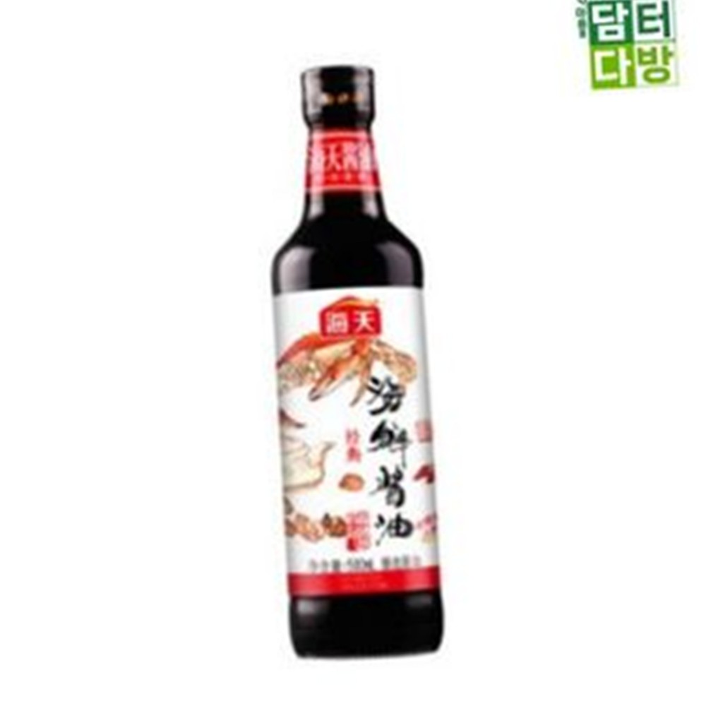 해천 해산물용 간장 500ml 3개 요리 양념용 식자재 : 양평대박상회