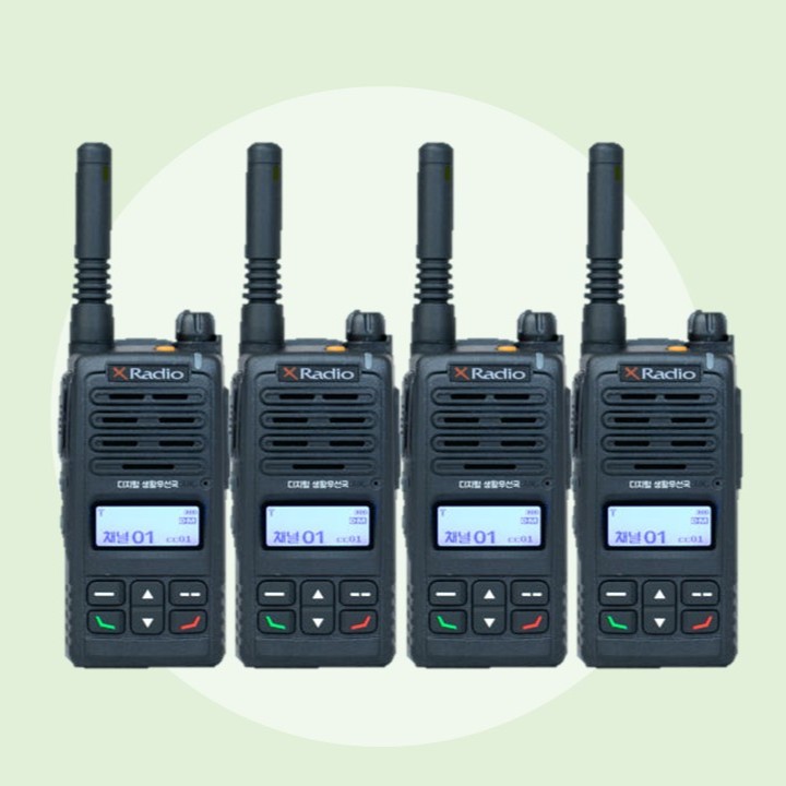 연화엠텍 DF-3000 DF3000 생활무전기 4대 : 파워무전기