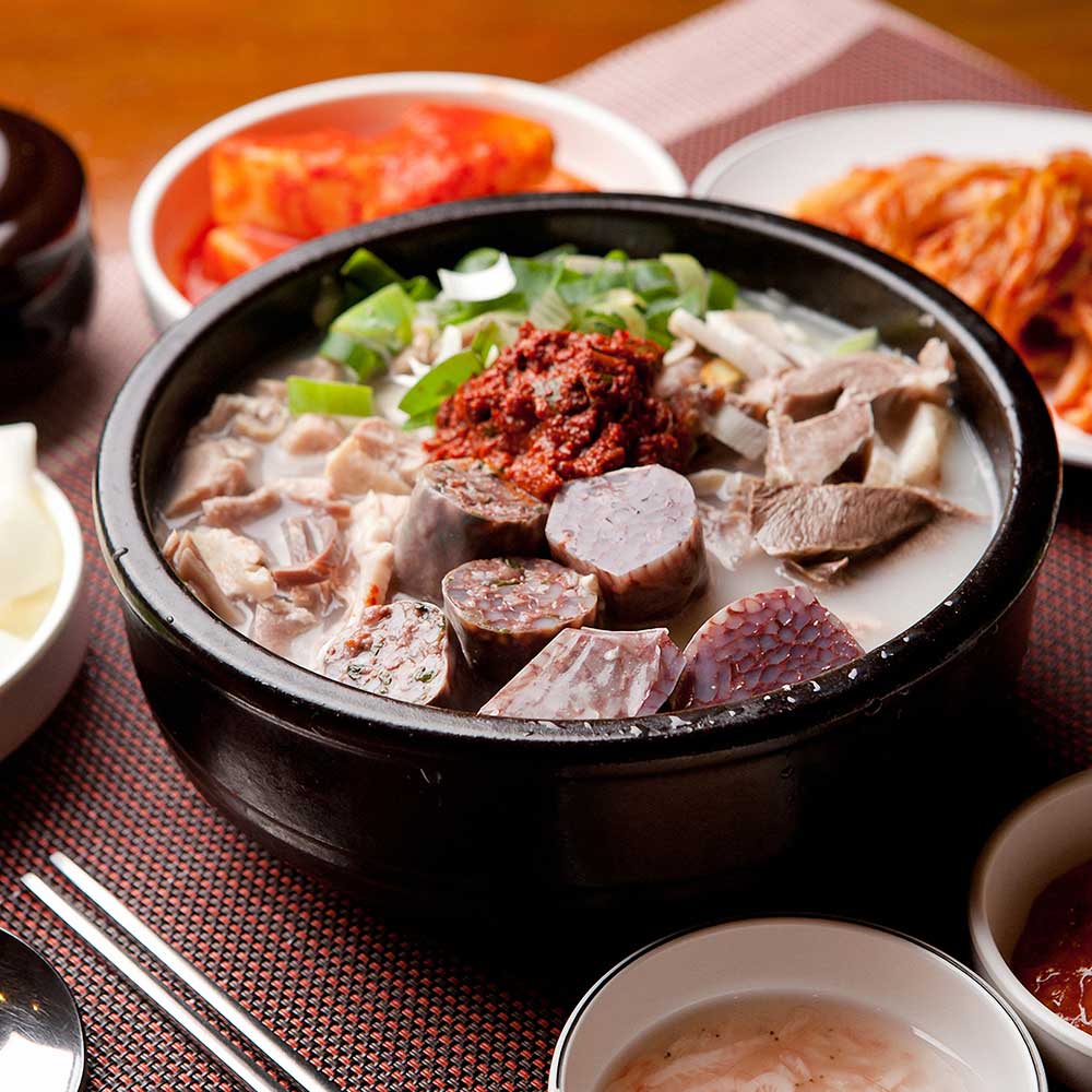순대국밥 돼지국밥 5팩 진한 국물 푸짐한 고기 5분 간편조리 혼밥 캠핑 야외식 : 온나래푸드넷