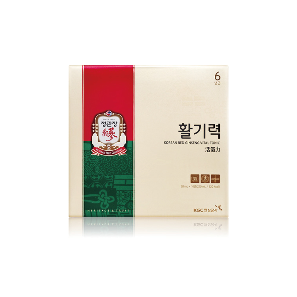 정관장 활기력 20ml x 16개입 x 1박스 무지개 : 주식회사 무지개공장