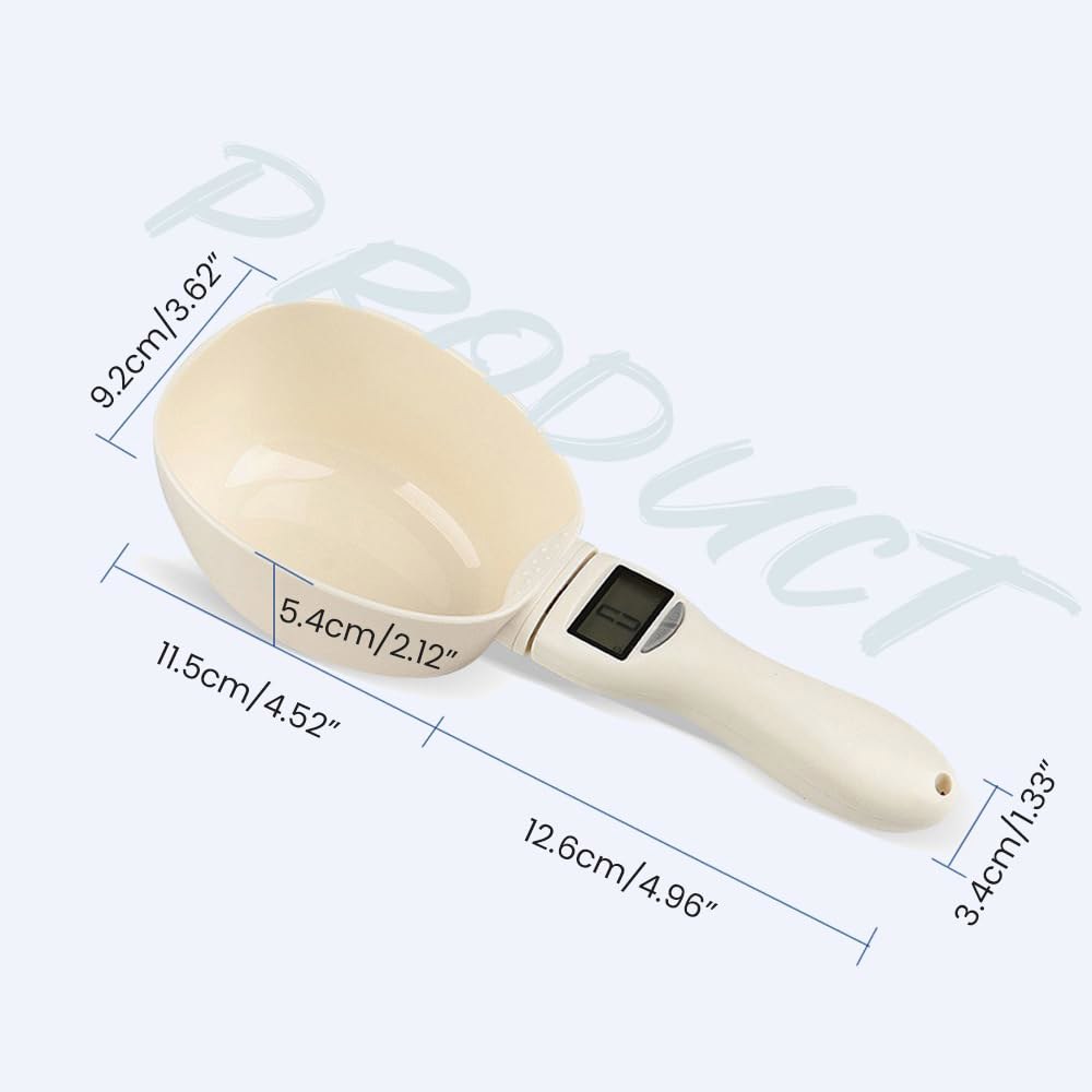 LCD 신식품 (3) 2025 화면, 고정밀 디스플레이 일상 주방 800g/0.1g 기기 스쿱 및 디지털 저울 스푼 스푼, 식사용 계량 전자 : 윈4