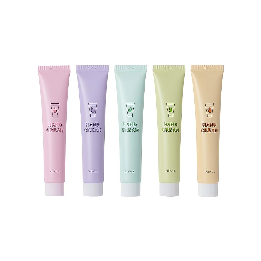 [EUNYUL] 은율 클라우드 퍼퓸 핸드크림세트 [50ml 5ea] 한국 스킨케어 핸드케어 코스메틱 자몽&베리&화이트 머스크&망고&유자 과일 향수... 