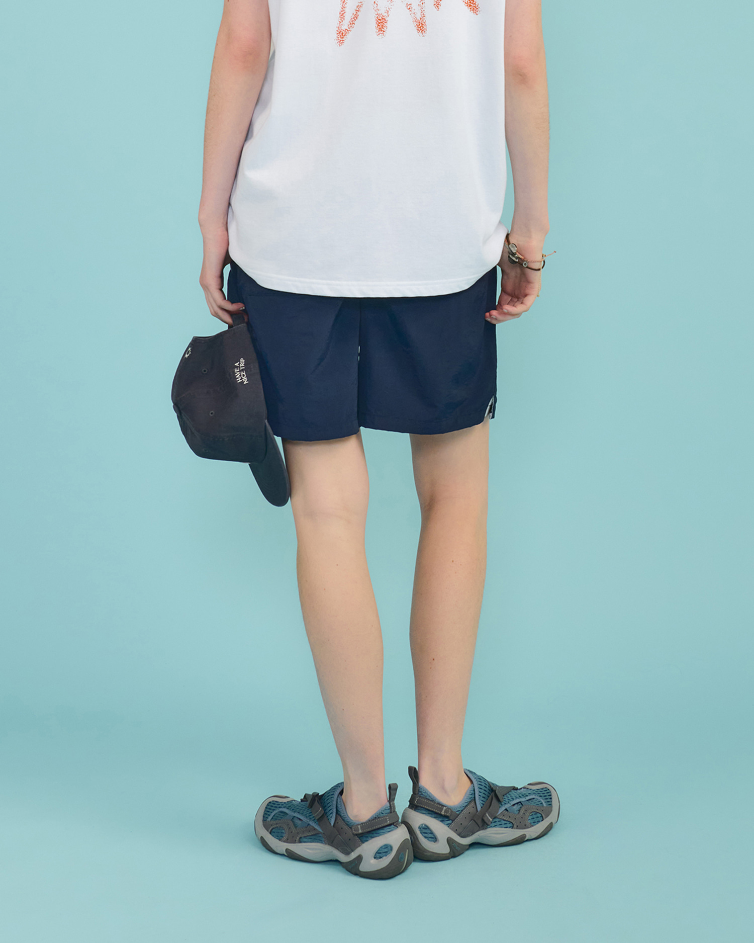 [헬로선라이즈] Water Shorts Navy 워터 숏츠 : 레이지리버