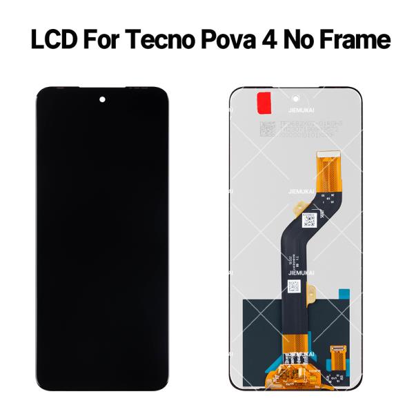 LG8n Tecno Pova 4 LCD Pantalla 패널 용 디스플레이 터치 스크린 디지타이저 교체 새 100% 테스트 : seowonglobal02