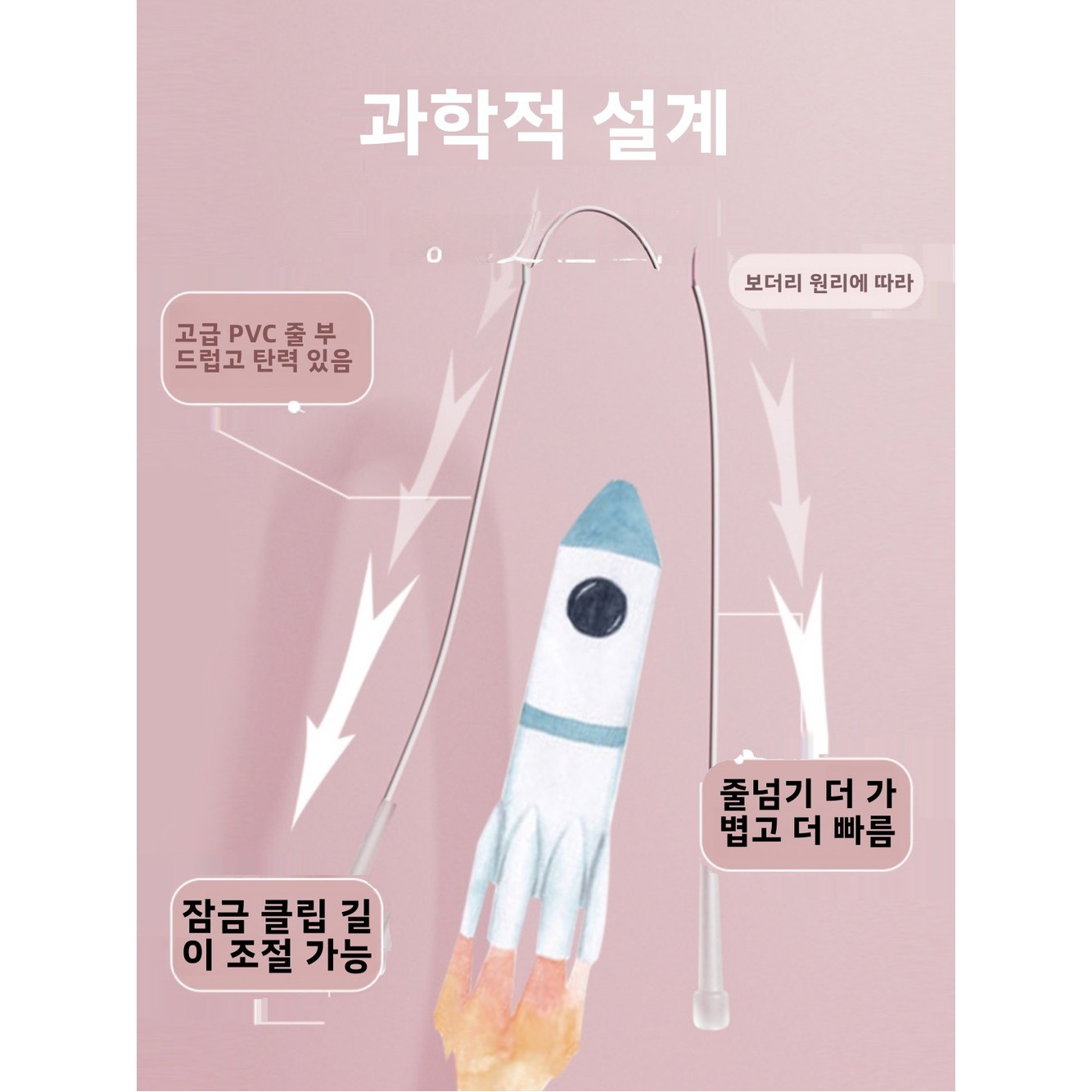 여성용 피트니스 줄넘기 전문 감소 속도 경쟁 성인 학생 스포츠 및 운동을위한 가중 로프 핑크 1팩 : 제너럴아이템12