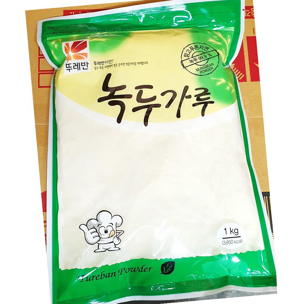 뚜레반 녹두가루 1kg 10개 녹두 전 빈대떡 건강 : 와이피상회