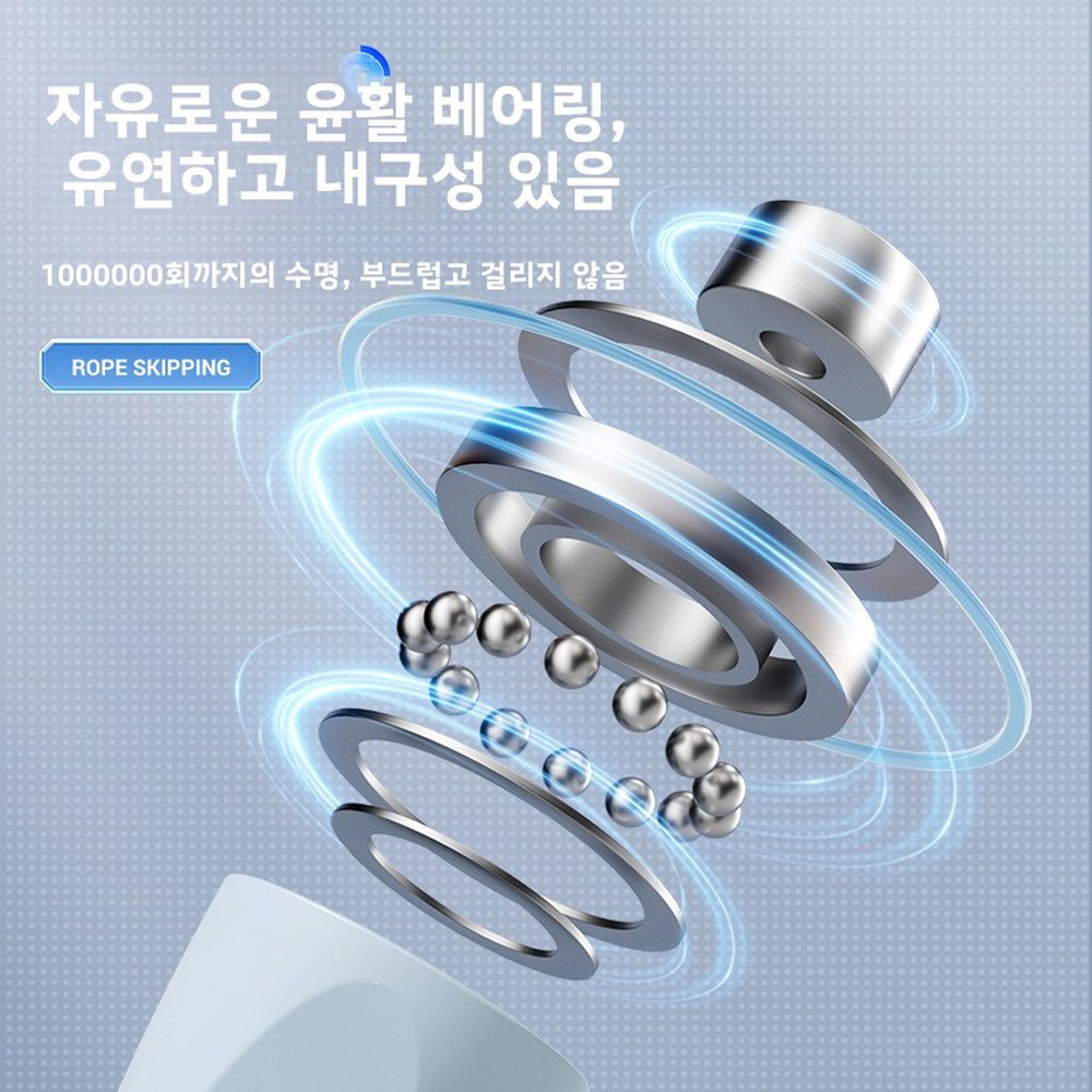 성인 더블 베어링 밧줄 점프 밧줄 무선 실내 스포츠 침묵 대형 볼 점프 밧줄 피트니스 장비 운동 도구 1 모네 핑크 [롱 로프]] : 제너럴아이템12