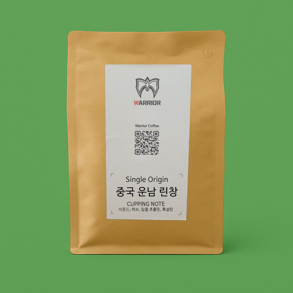워리어커피 중국 운남 린창 G1 원두 1kg 고소한 커피 달콤한 핸드드립 에스프레소 : 워리어 커피 로스터스