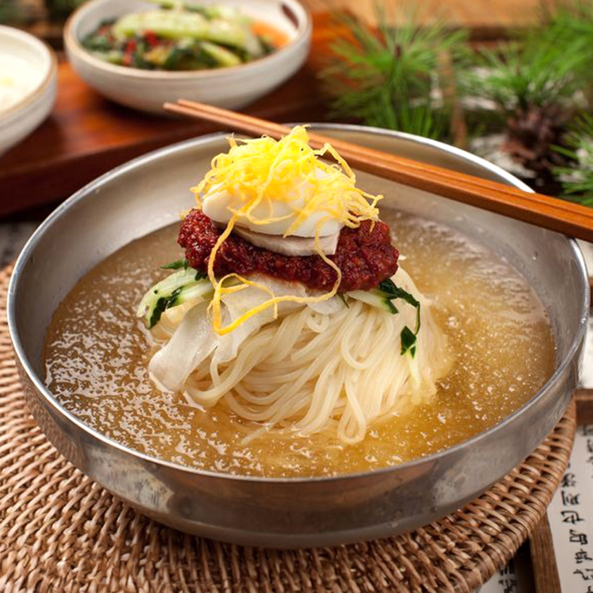 [울릉도 가야밀면] 20년 전통 부산식 물 비빔 밀면 - 면 양념장 육수 모두 수제 밀키트 : 명품가야밀면