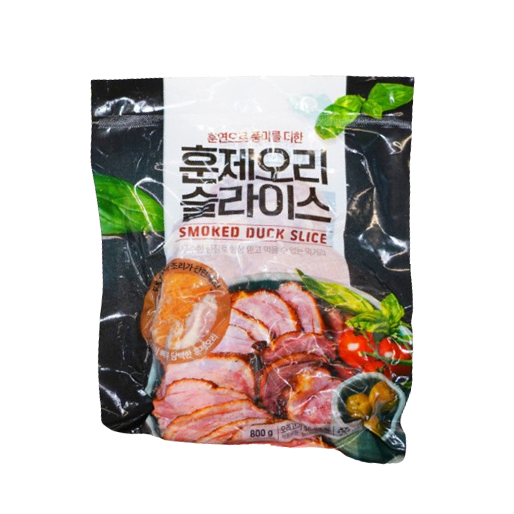 엄선 훈제오리 슬라이스 (800g) : 팔도보부상