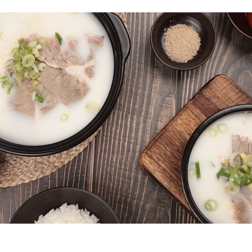 으랏차차 고기곰탕 2인분 600g 한끼식사 간편식 밀키트 : 유정과 산다