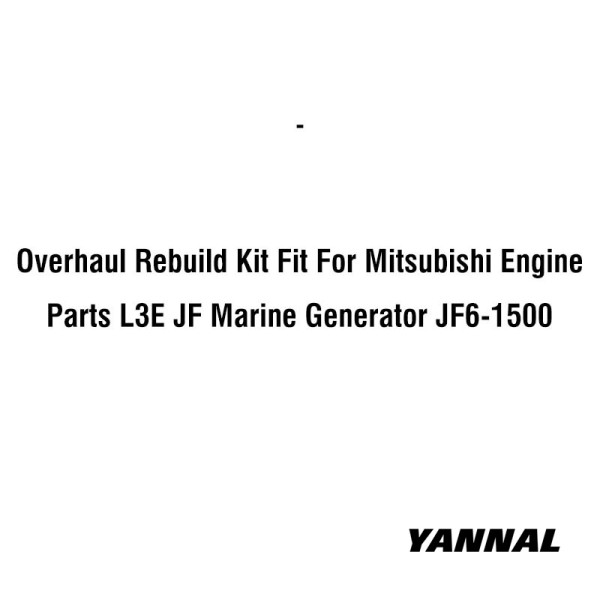 미쓰비시 엔진 부품 재건 키트 L3E JF 해양 발전기 JF6-1500 : 동원테크