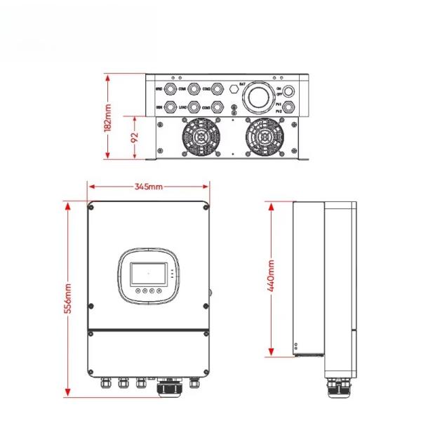 황금 공급자 6 Kw 태양광 인버터 오프 그리드 5000W Onduleur Solaire Hybride(Wi-Fi 포함) : 서원모터스01