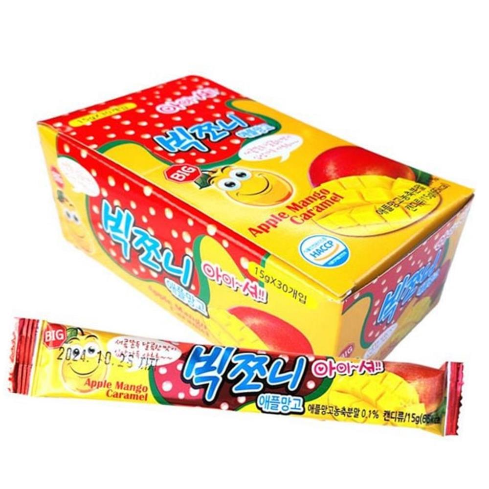 대현 빅쪼니 애플 망고 15g 30개 젤리 식자재 : 식자재 더하기