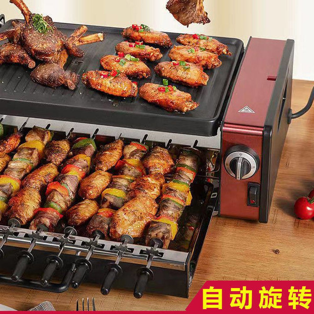 양꼬치구이 바베큐 회전 양꼬치 바비큐 화로 캠핑 꼬치 구이를 삼겹살 사각 회전구이 구이 N납비회전로+선물세트 : 포근한삶