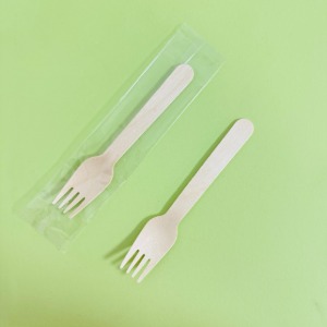 나무 포크 OPP 개별포장 160mm 2,000개 1박스 : 씨씨마트