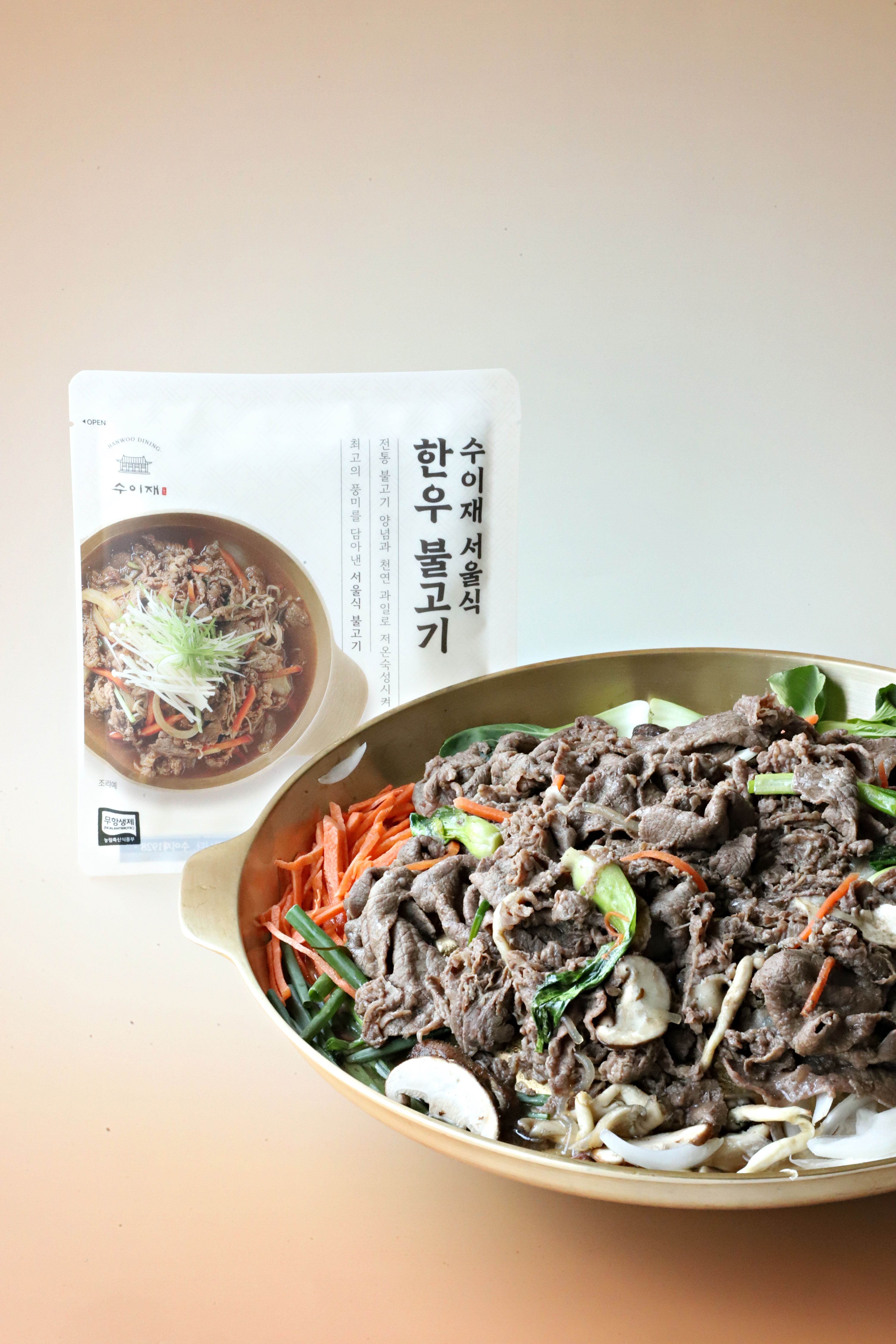 수이재1928 무항생제 서울식 한우 불고기 350g, 5개 : 수이재1928