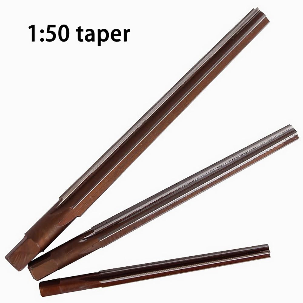 7PCS 3-12mm 테이퍼 핀 핸드 리머 세트, 1 50 합금강 고정밀 리머, 3mm/4mm/5mm/6mm/8mm/10mm/12mm 날카로운 수동 CNC 공구 : 스마트패킹