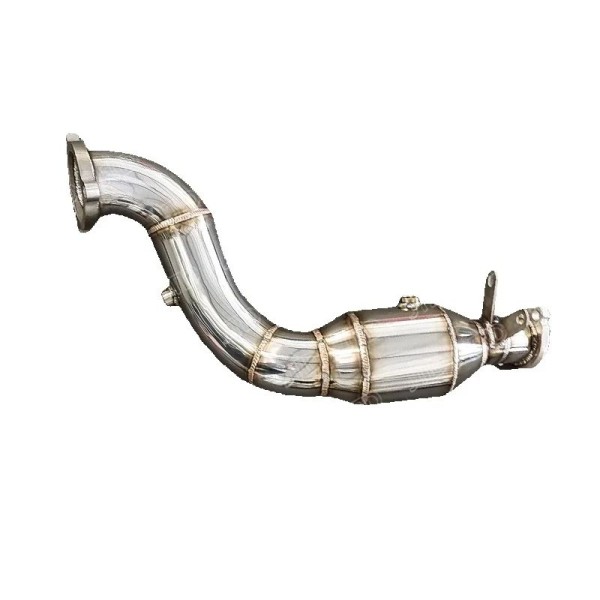 JTLD 스테인레스 스틸 Catless 광택 배기 Downpipe 메르세데스 벤츠 SLC300 W204 M271 4 시스템 : -성원글로벌-