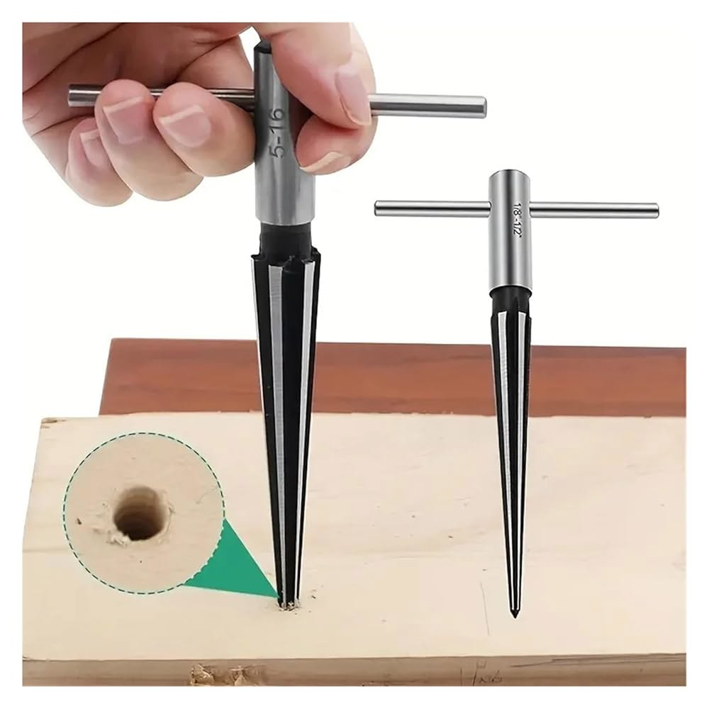 테이퍼 리머 3-13mm & 5-16mm 핸드 메탈 버링 목재 금속 플라스틱 드릴 도구용 핀 홀 핸드헬드 확대(3-13mm) 3-13MM : 스마트패킹
