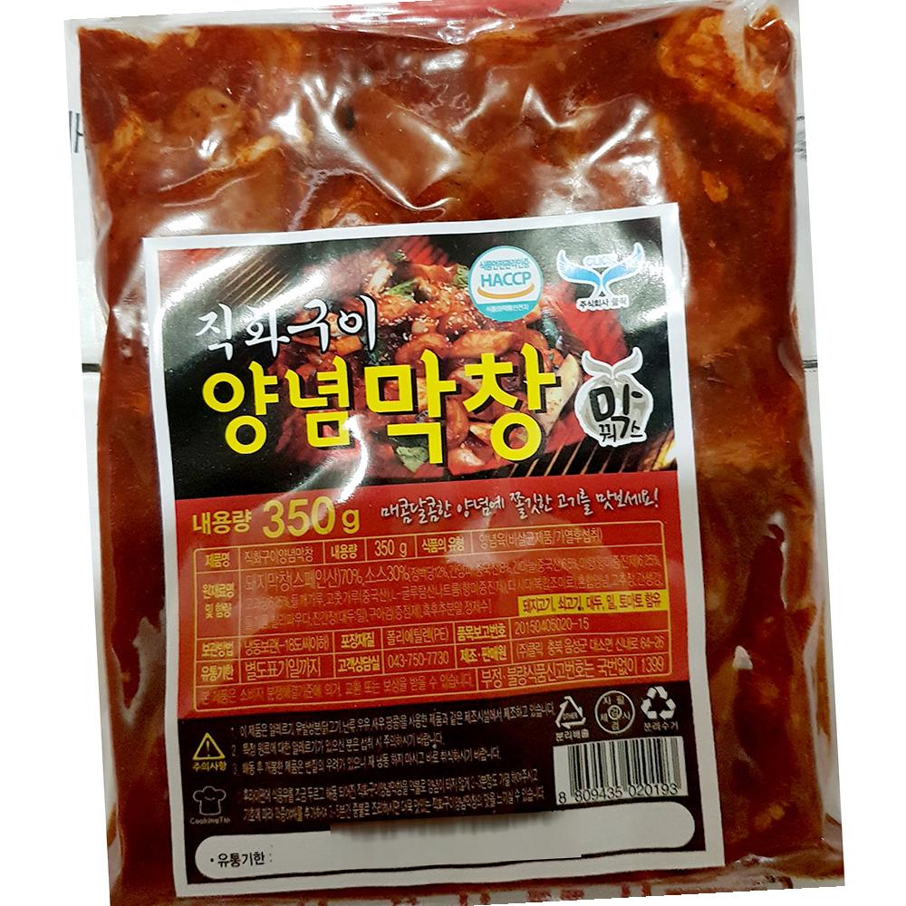 직화 양념 막창 350g 가공육 : 유정상회
