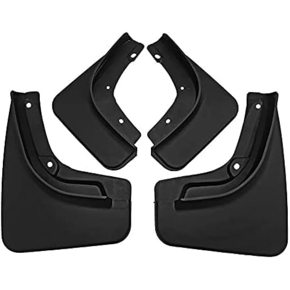 LAOBYXH 4Pcs 차량 진흙 플랩, 컴퍼스 1 3T/1 4T/2 0L 2017- , 프론트 리어 머드가드 스플래시 가드 방수 스타일링 바디 피팅 부품... 