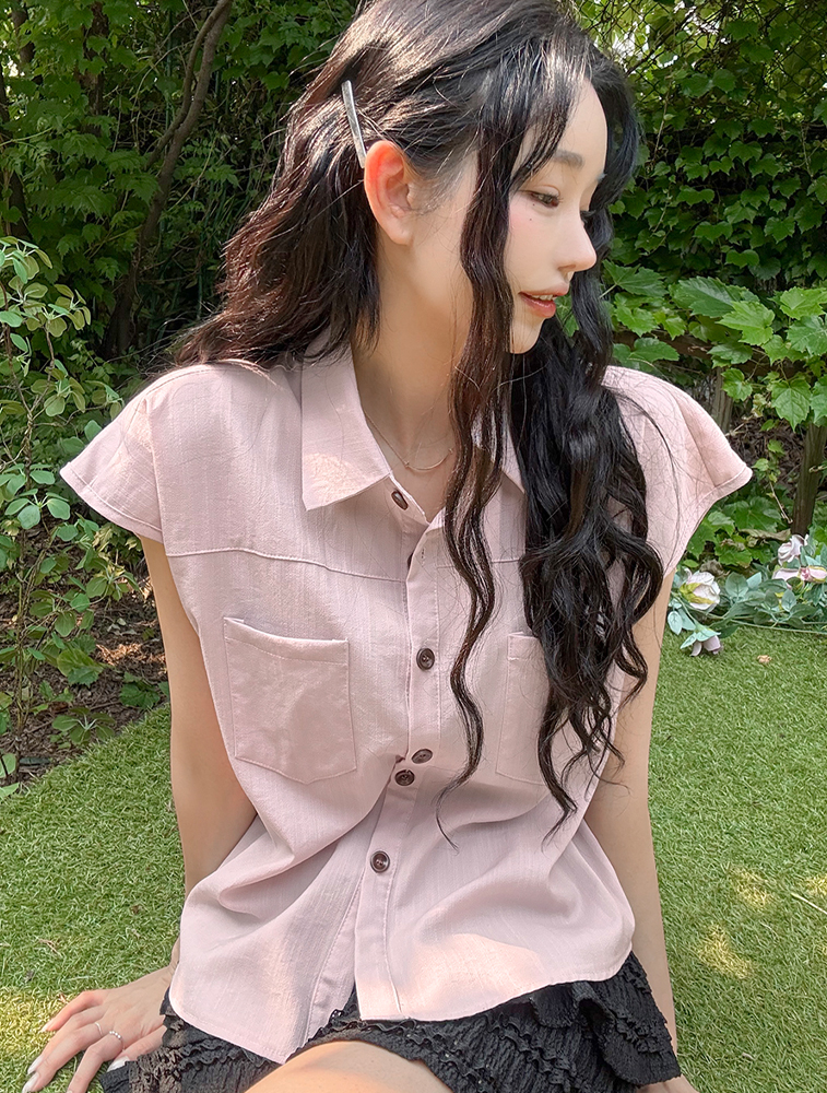 메디치 민소매 셔츠 Medici Sleeveless Shirt : 주식회사 더팩더널드