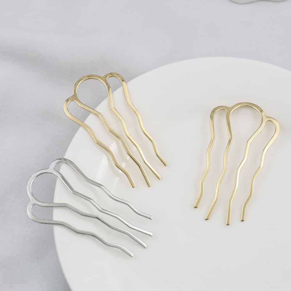 단디 U자 올림머리핀 헤어비녀핀 뒤꽂이 한복뒤꽂이 : 단디프랜드