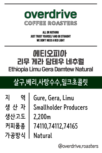 오버드라이브커피로스터스